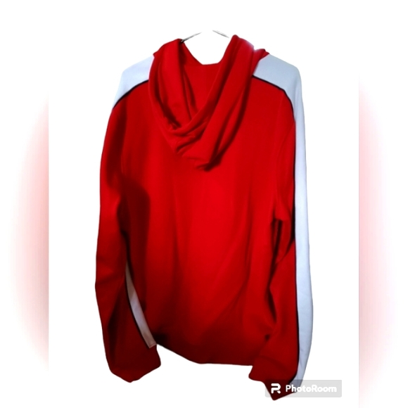 Guess Iben Hoodie Colorblock Jogger Set Red, Black & White Men's (2023) NWOT - Picture 4 of 15